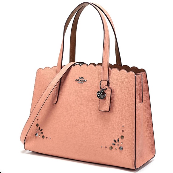 Coach Handbags - NEW COACH Studs Rivets Jewelled Logo Tote bag